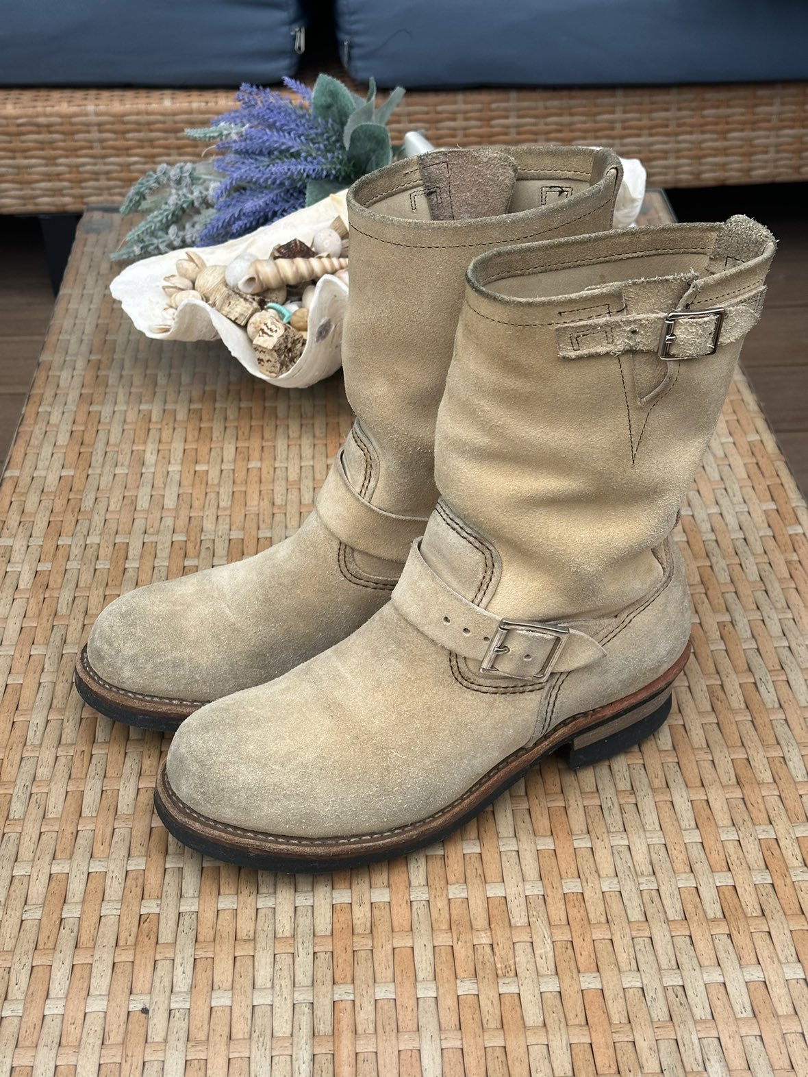 Rare! Red Wing Shoes 8268 Engineer Abilene Rough Out 9D thumbnail