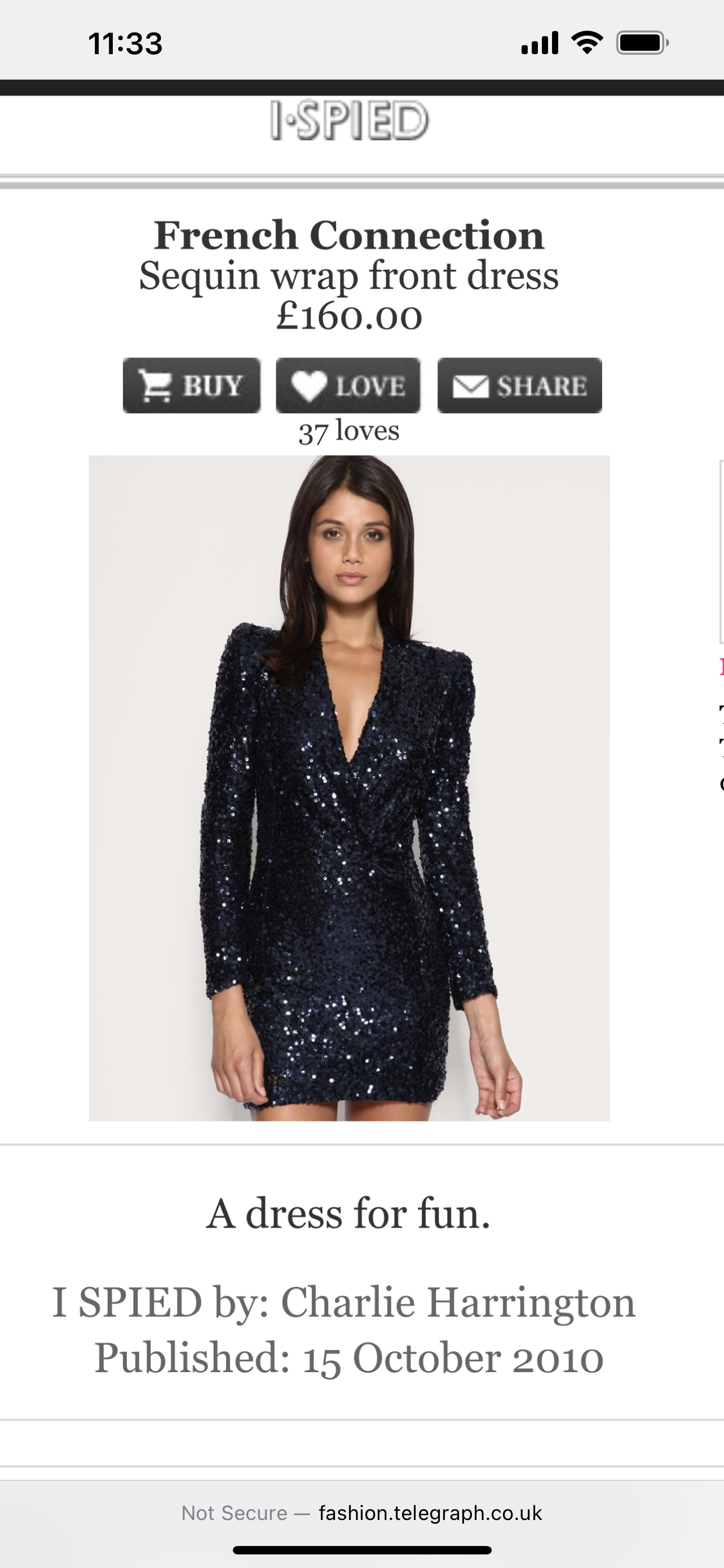 French Connection UK Sequin Dress - Size 2 US - photo 4