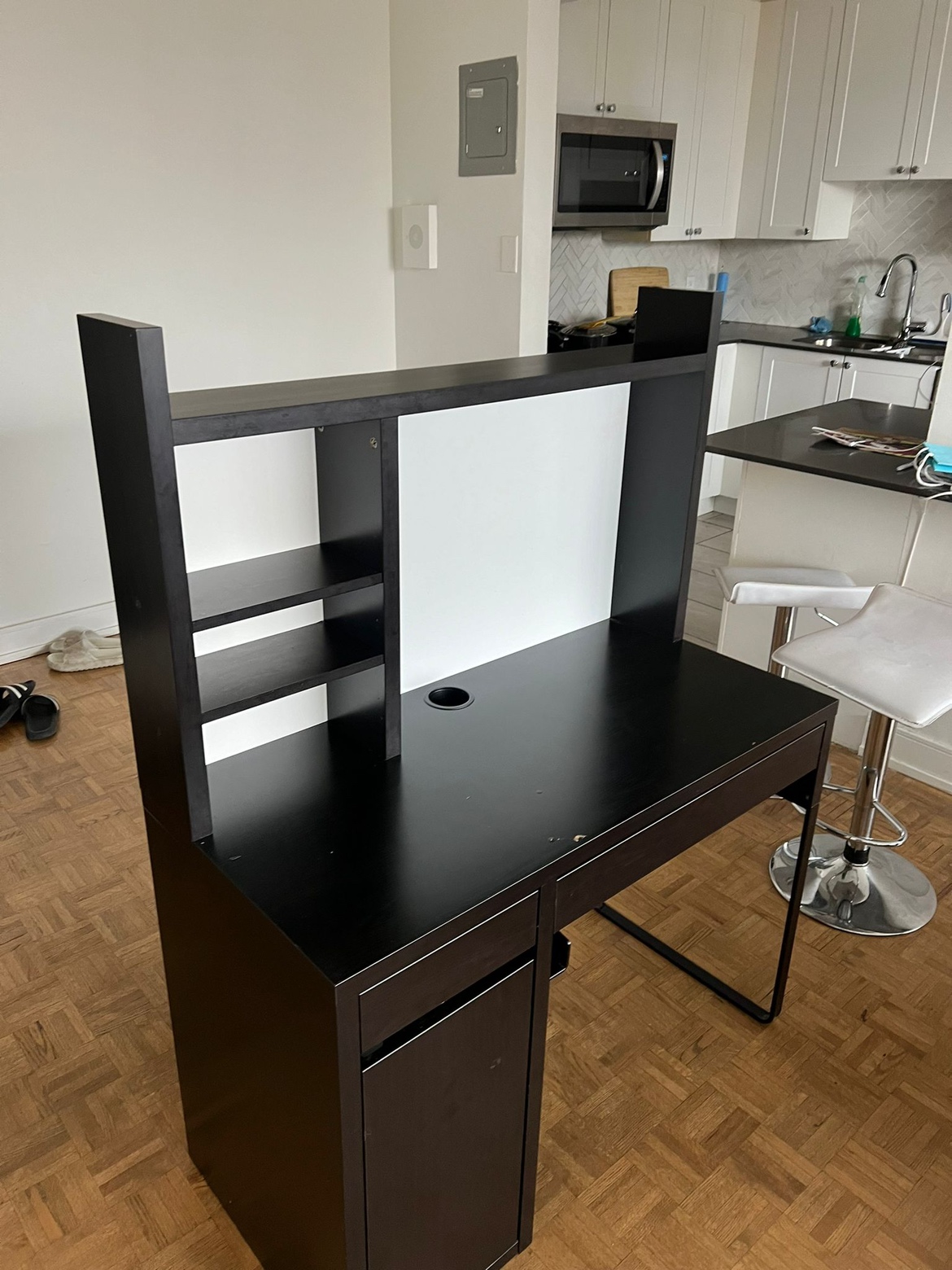 Black-brown desk / table - photo 2