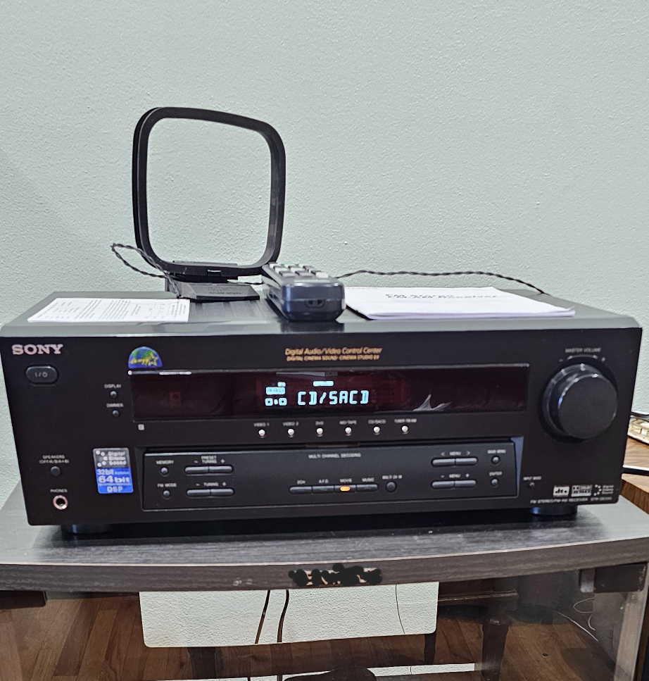Sony Audio/Video Control Center  Sorround Sound Receiver