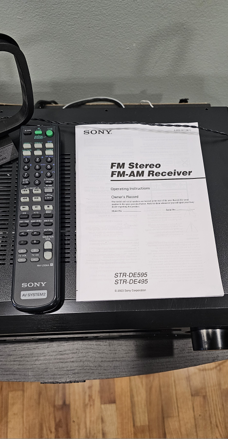 Sony Audio/Video Control Center  Sorround Sound Receiver - photo 2