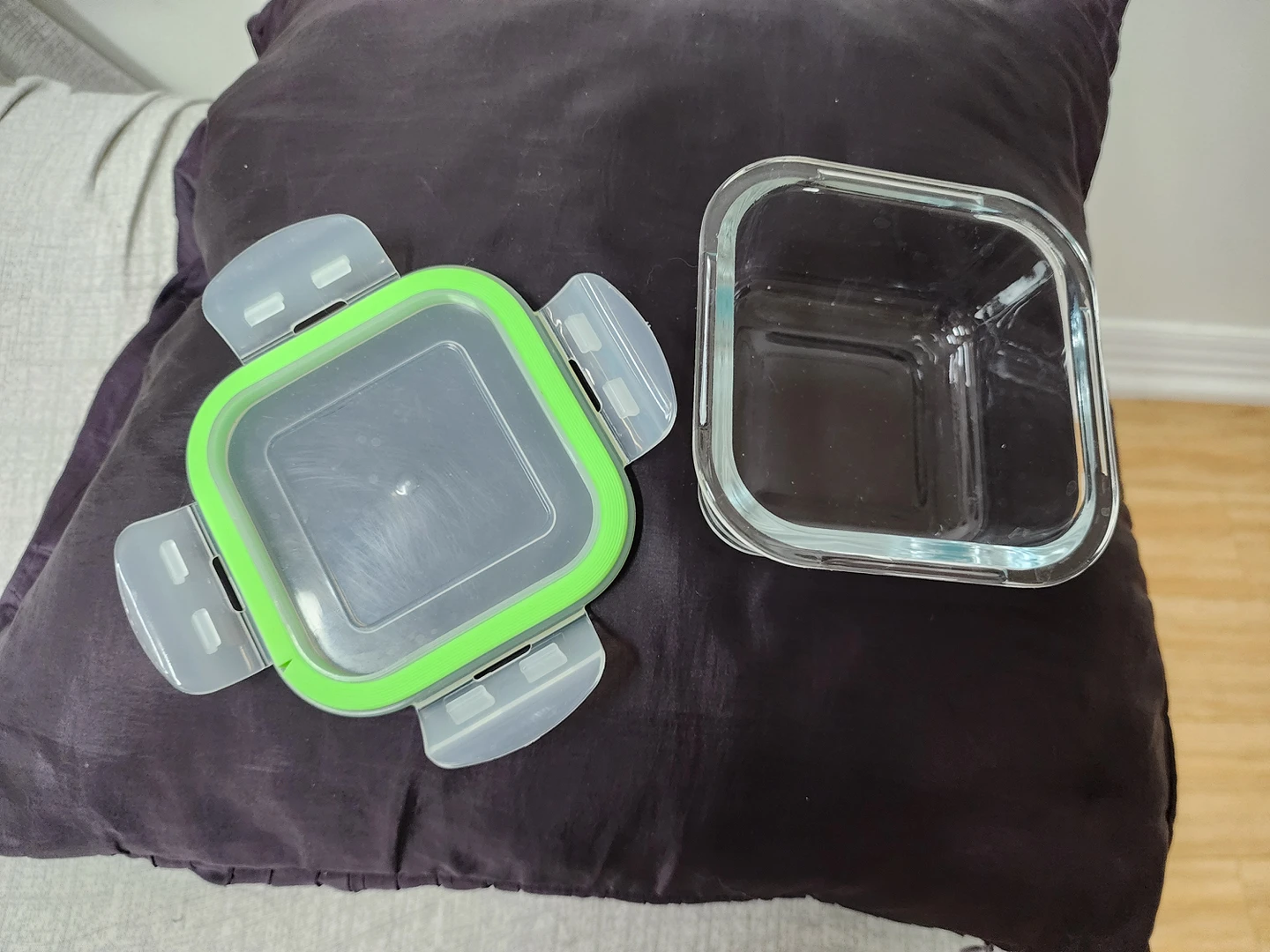Glass containers with clip lid #freecycle