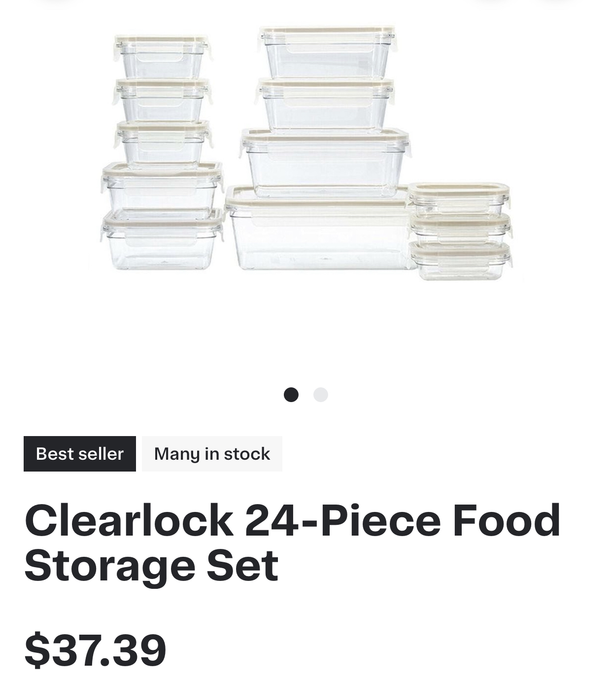 Brand new glasses food containers from Costco PU downtown thumbnail