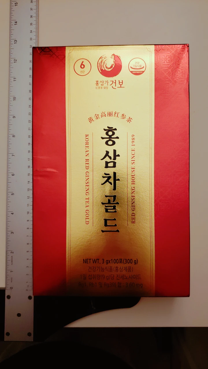 Korean red ginseng tea packets thumbnail