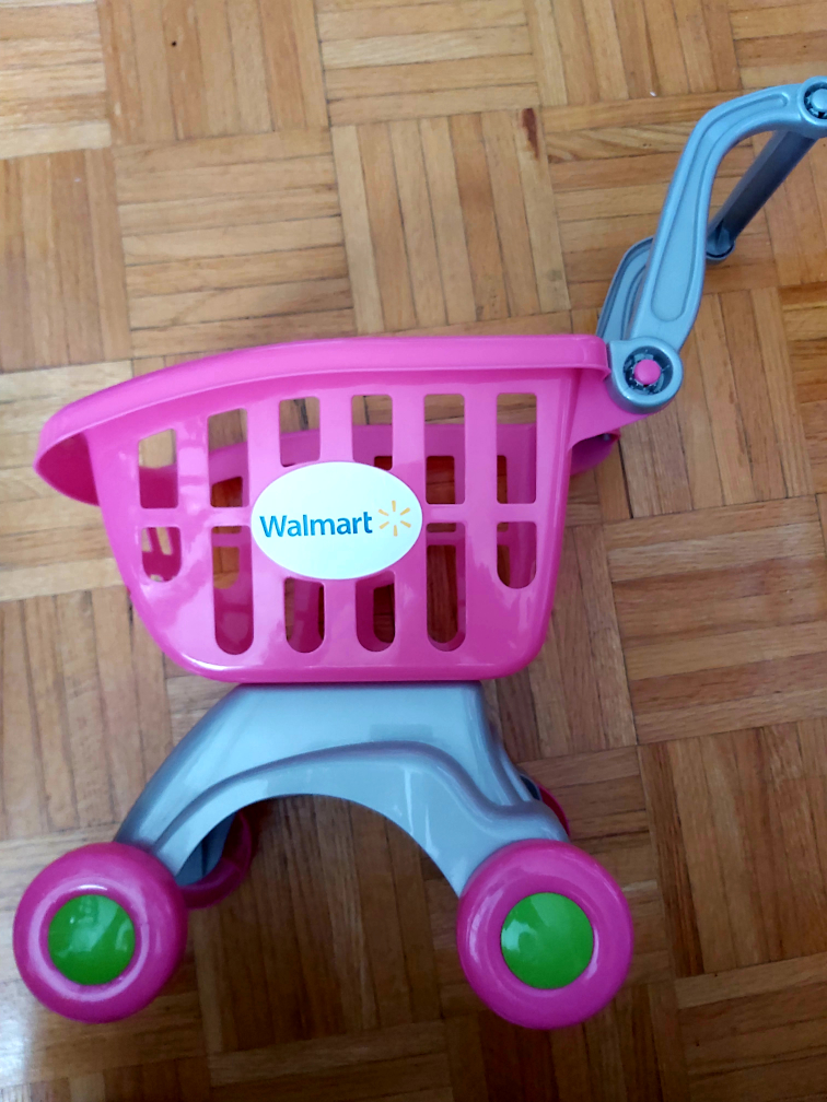 kids toy shopping cart from Walmart