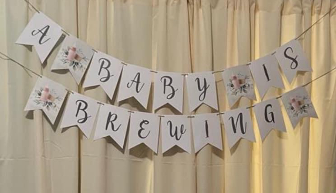 #Freecycle Baby Shower Decorations