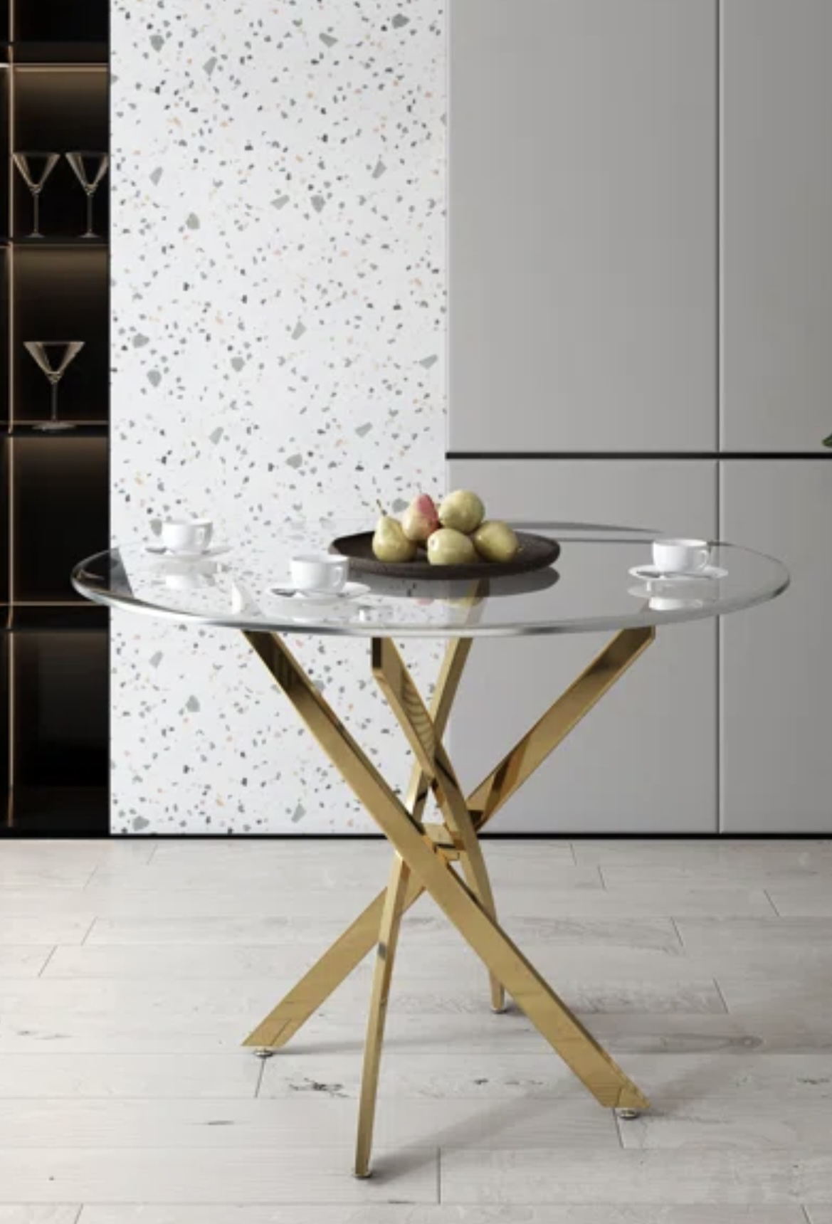 Round Glass dining table - photo 3