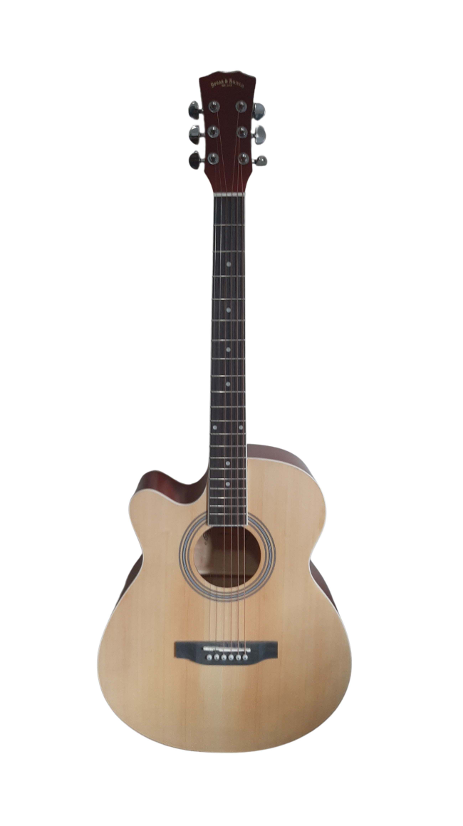 Left handed acoustic guitar 40" with pack brand new image indicator(2)