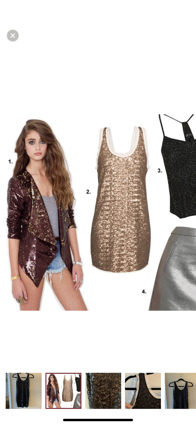 Wilfred Aritzia Barbizon Sequin Dress- Size XXS image indicator(2)