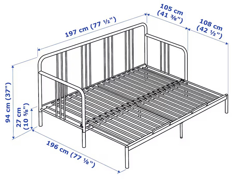 IKEA FYRESDAL Daybed Frame - photo 2