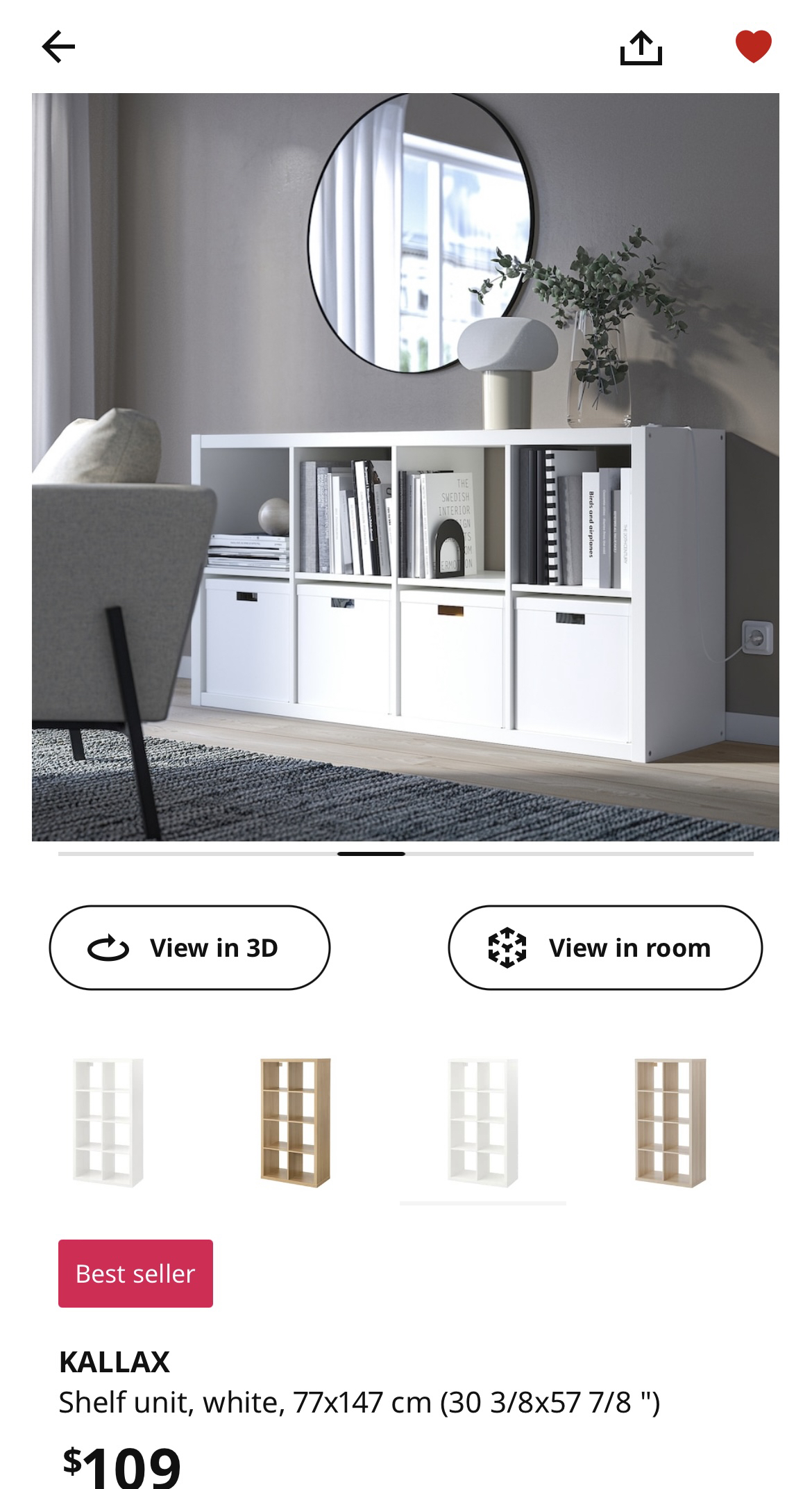KALLAX Shelf unit, bookcase - photo 4