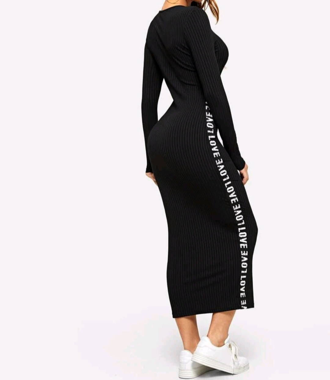 Essnce Contrast Letter Tape Side Dress image indicator(2)