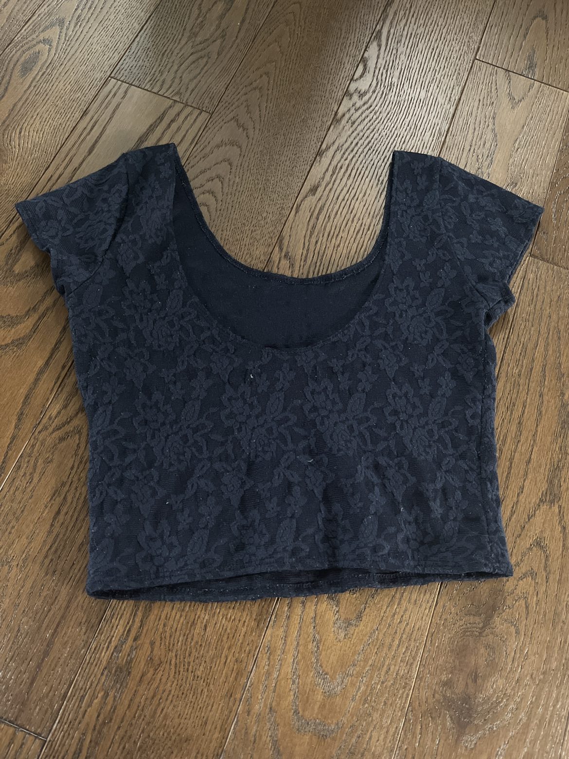Blue crop top Abercrombie and Fitch - photo 2