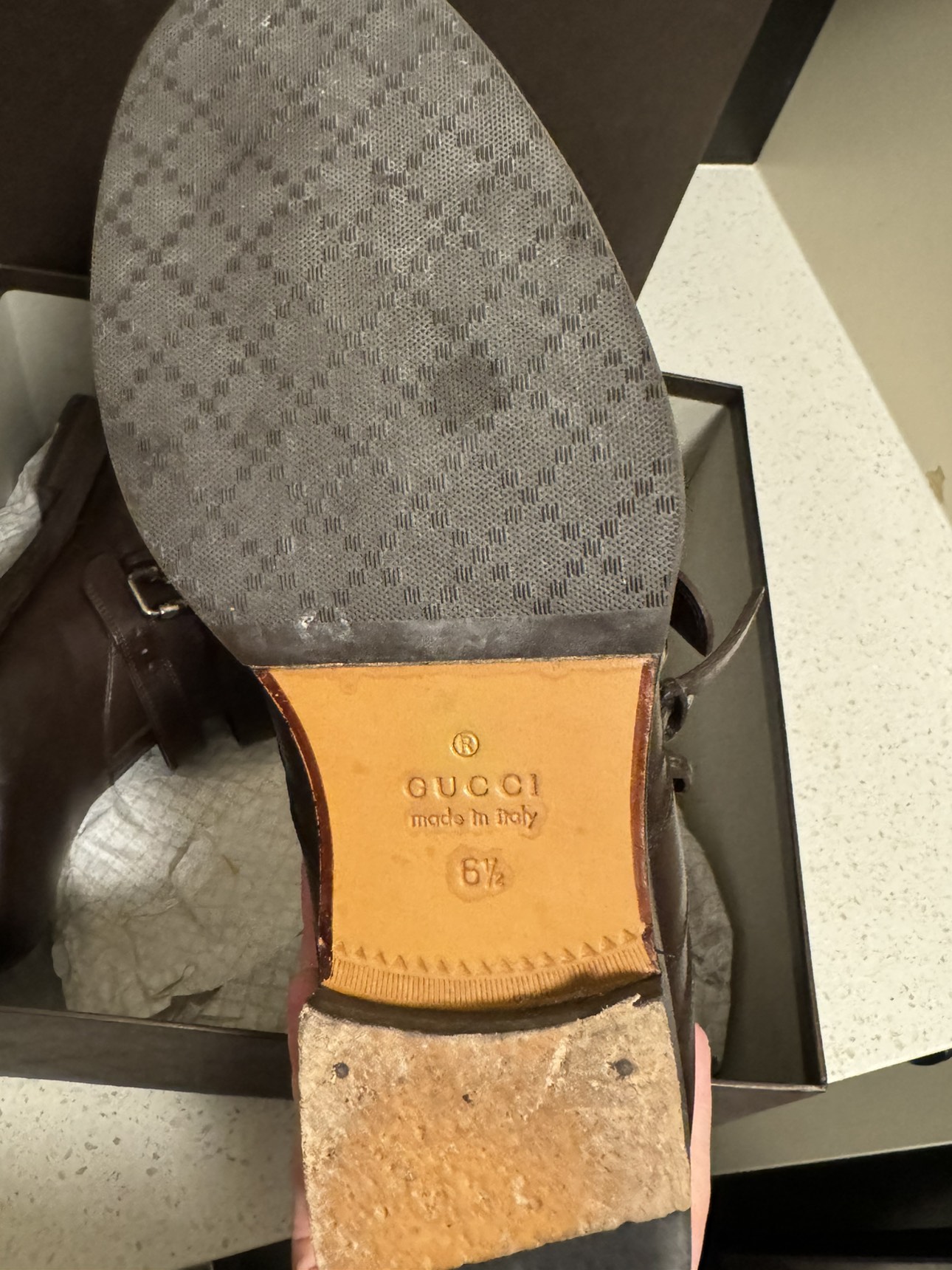 Brand new Gucci cirano lux boots image indicator(5)