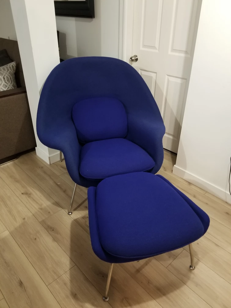 Rove Womb Chair with Ottoman - photo 2