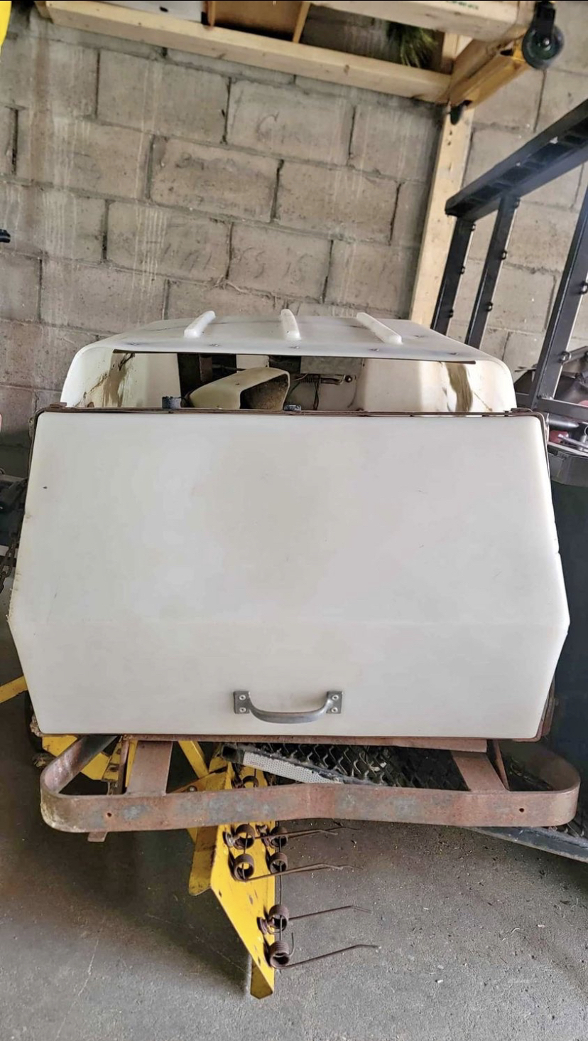 Walker mower box