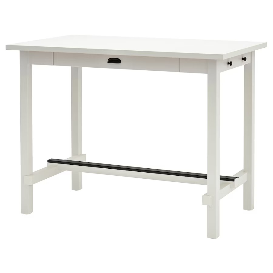 White Bar Table