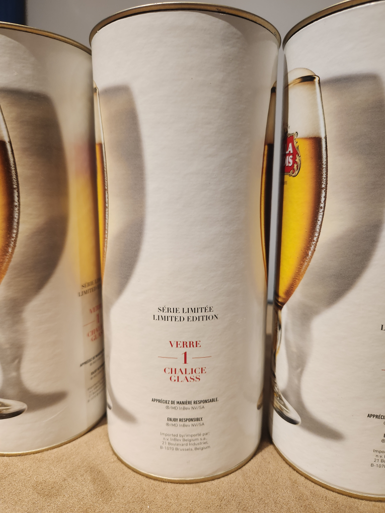 Stella Artois limited edition beer glasses brand new never used - photo 3