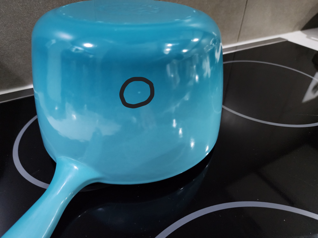 Le Creuset 1.75 Qt Signature Saucepan Caribbean & Spatula image indicator(4)