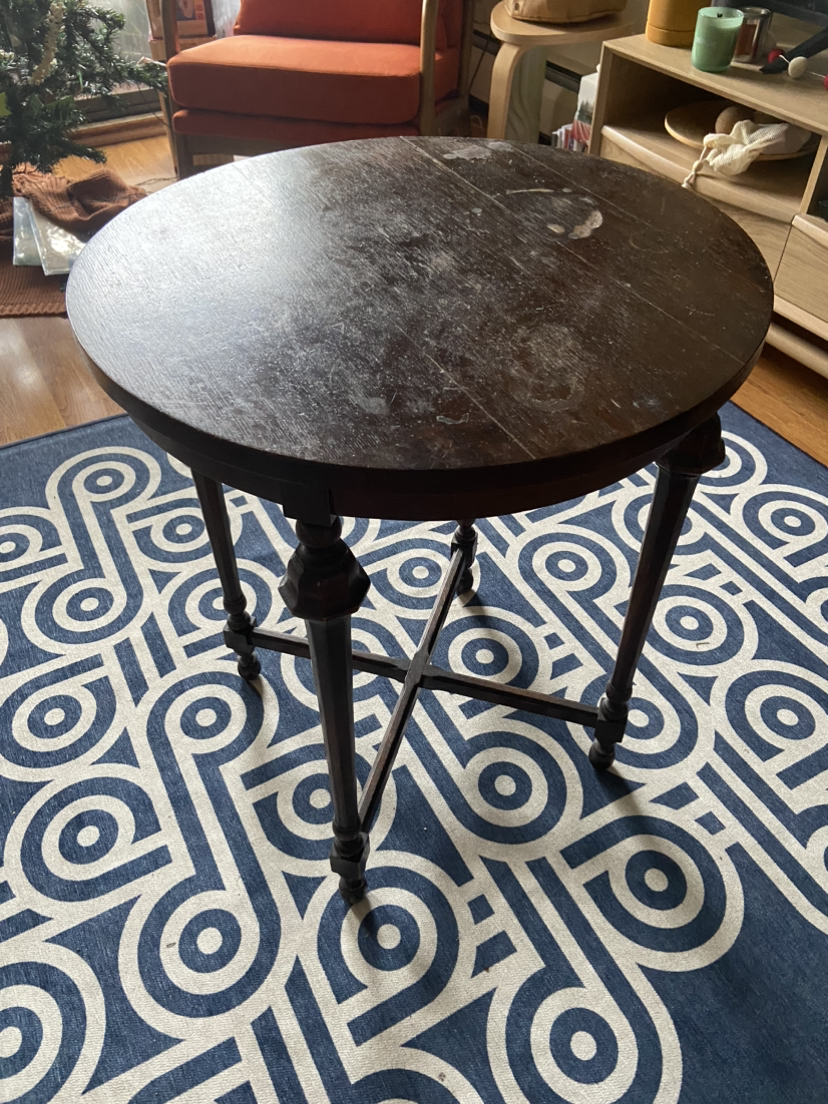 Wooden antique table