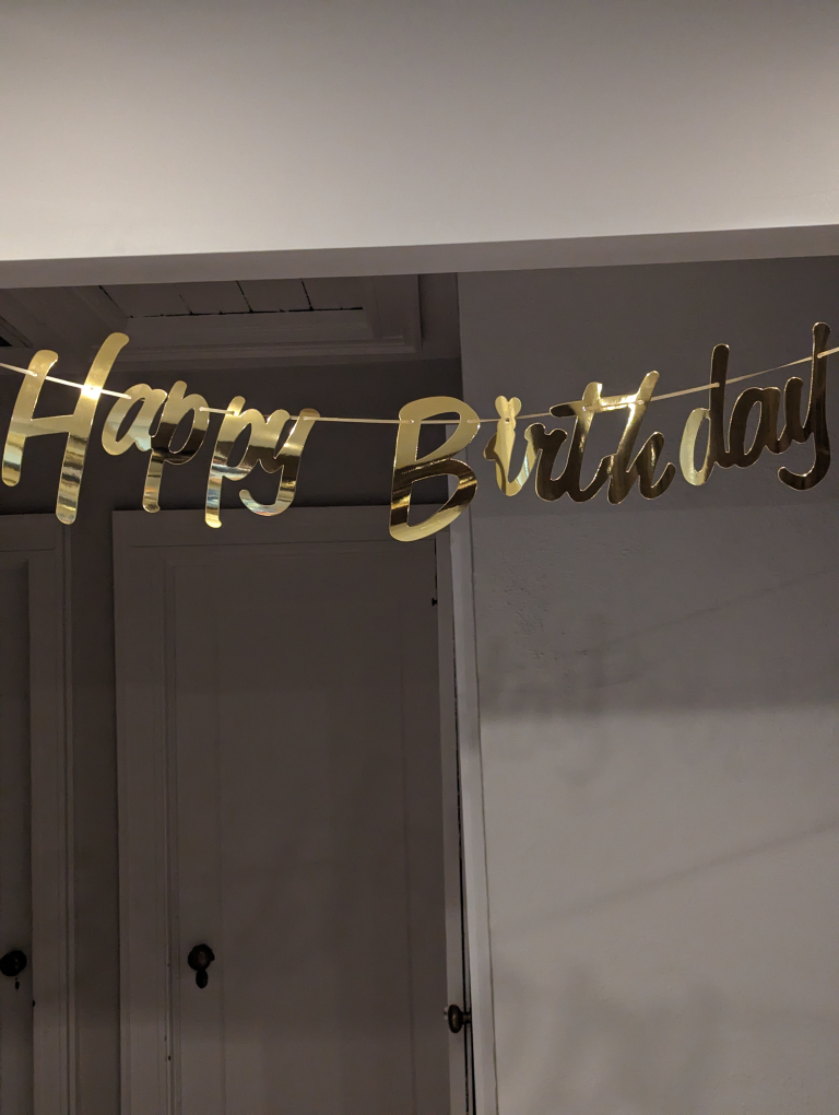#freecycle happy birthday sign