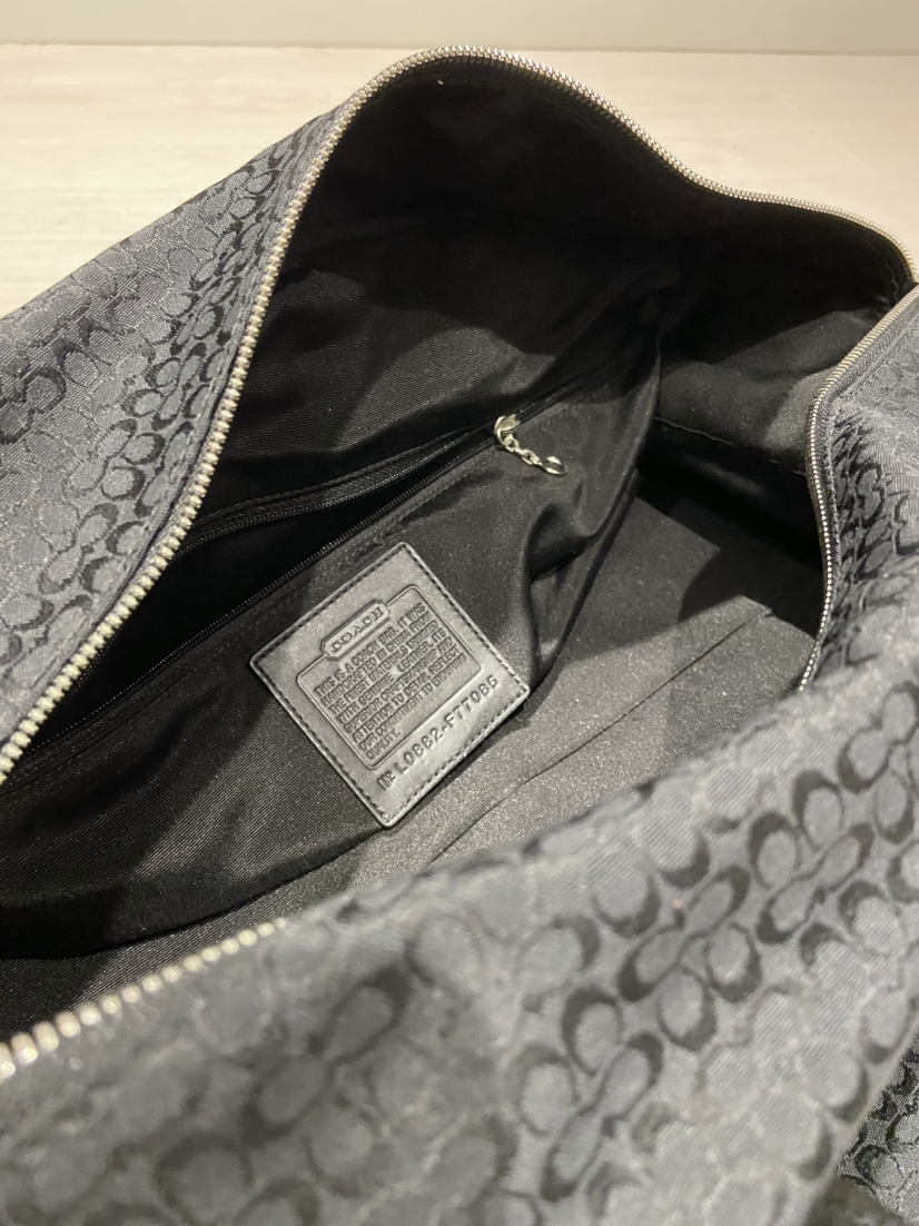 Coach Weekender Duffle Bag in signature jacquard fabric image indicator(6)