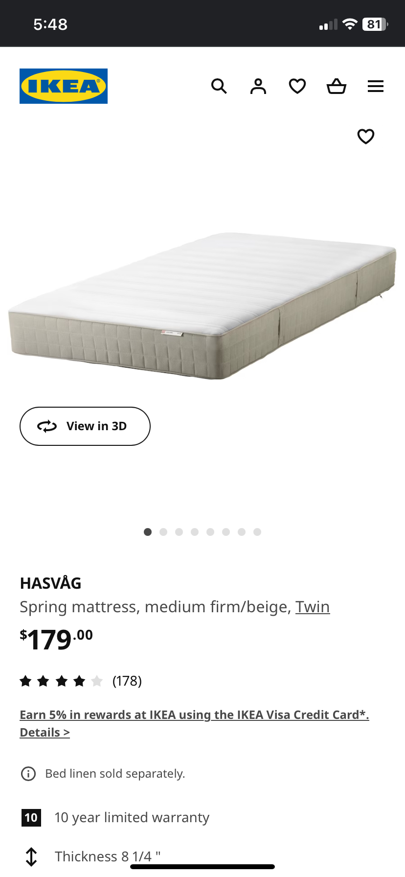 Ikea single mattress - photo 4