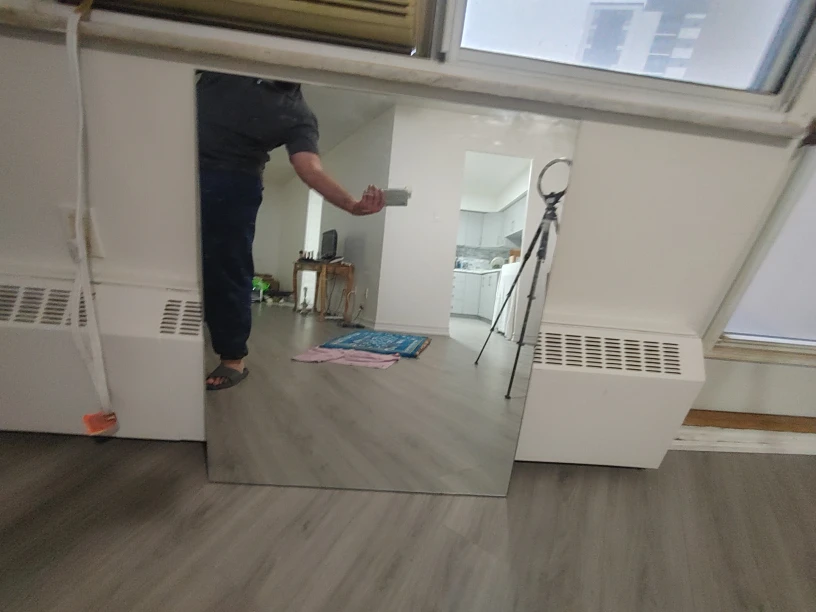 MIRROR 36X31IN WIDE LIKE NEW image indicator(2)