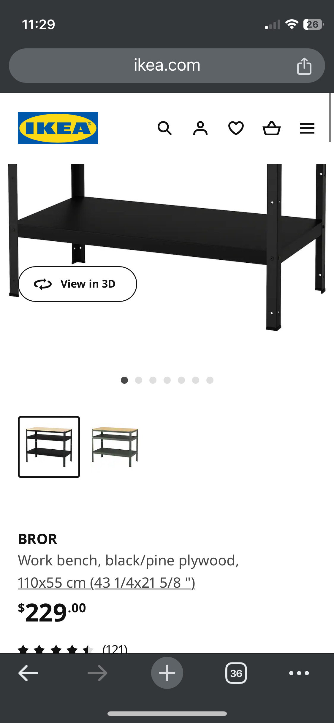 Ikea BROR work bench - photo 2
