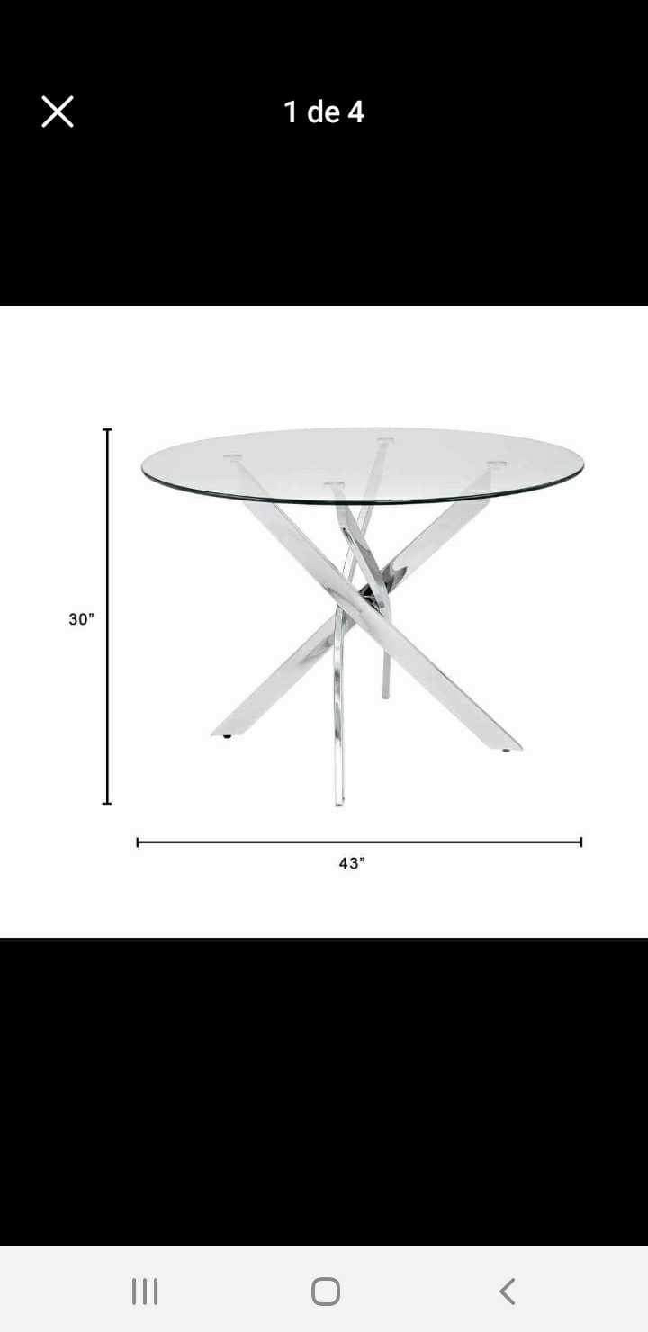Glass Dining Table 4 Seater - pick up only - photo 2
