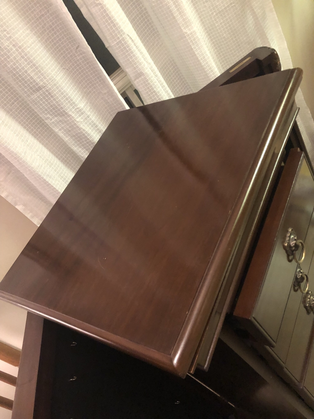 Solid wood 4 foot tall jewelry amoir image indicator(5)