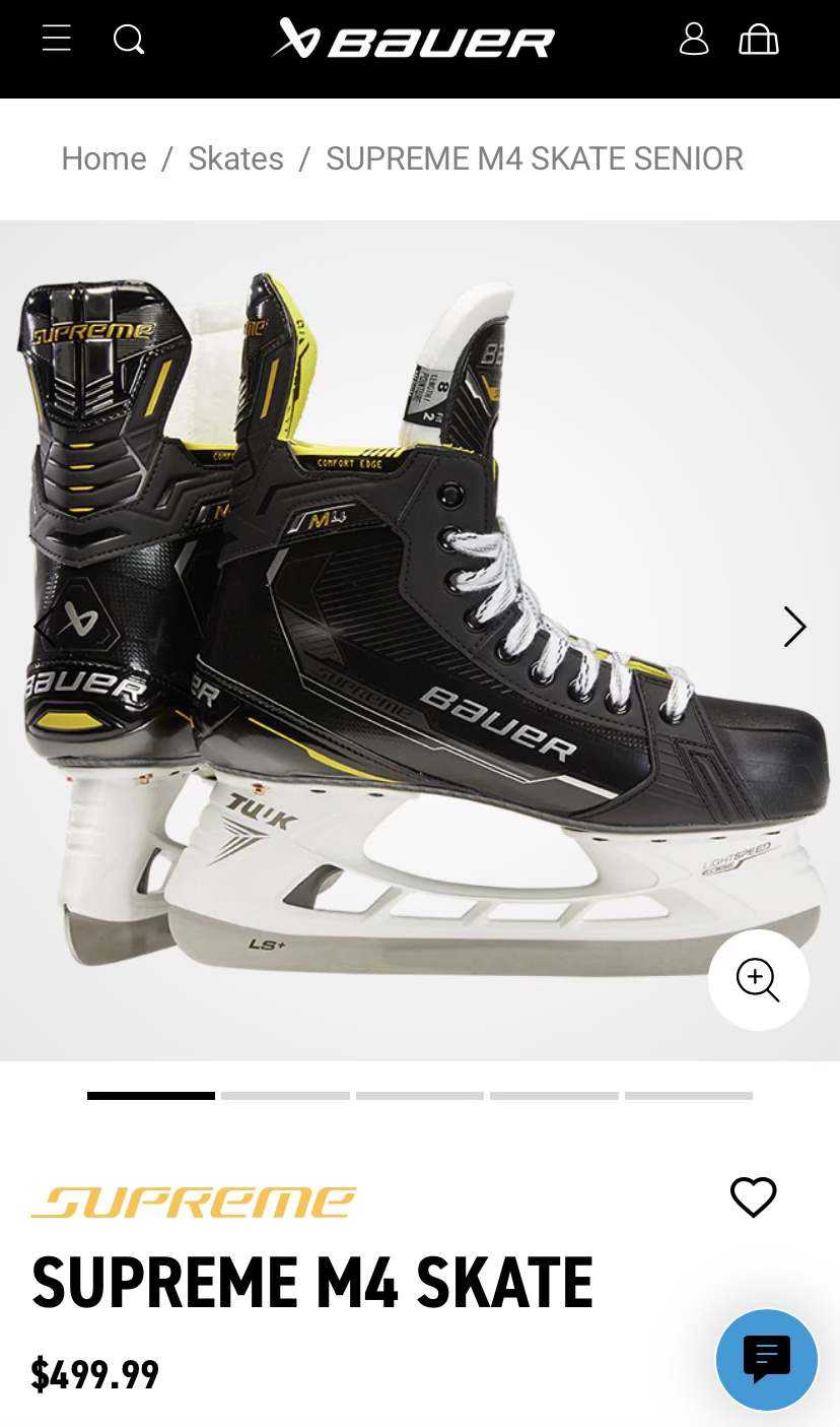 Supreme M4 skate senior Bauer - photo 2