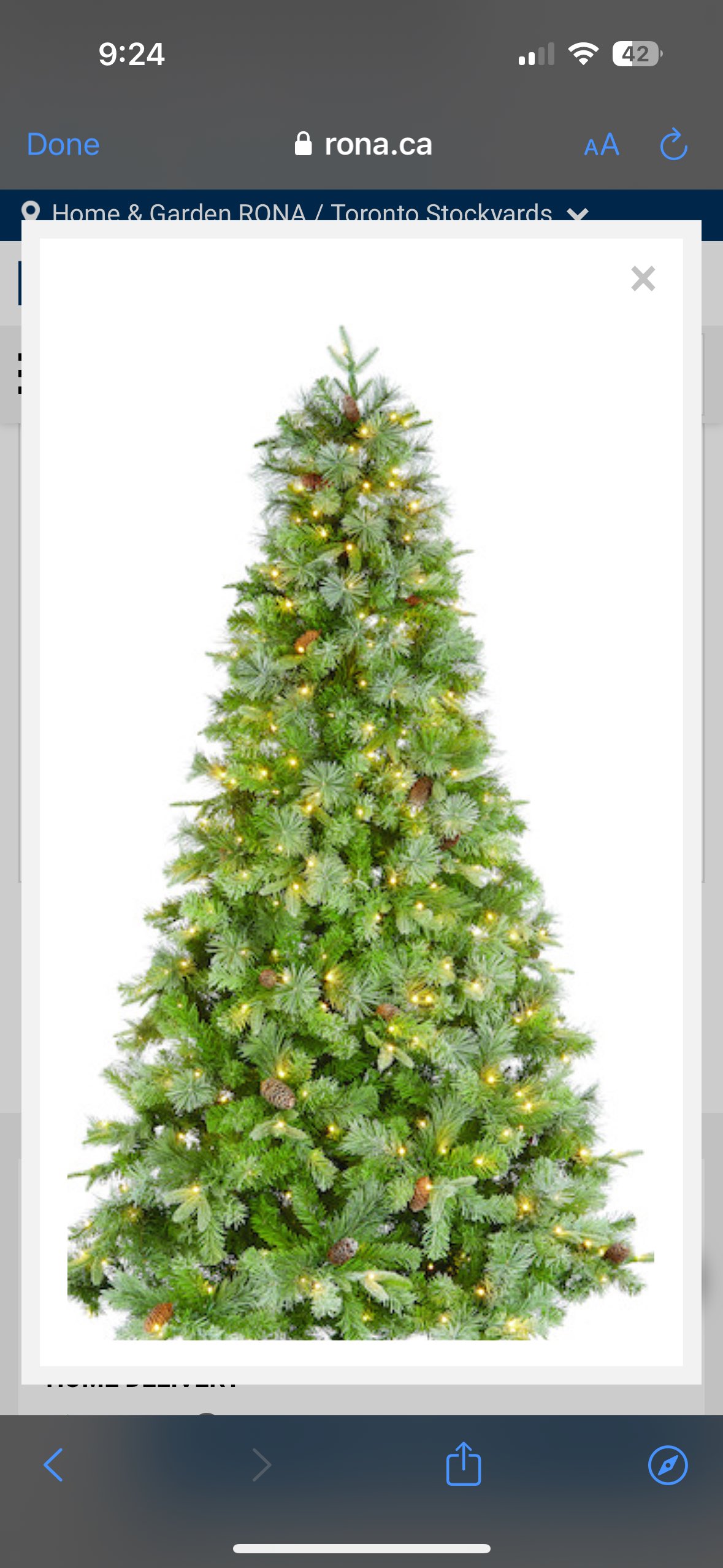 7.5’ Pre-lit Christmas Tree - photo 4