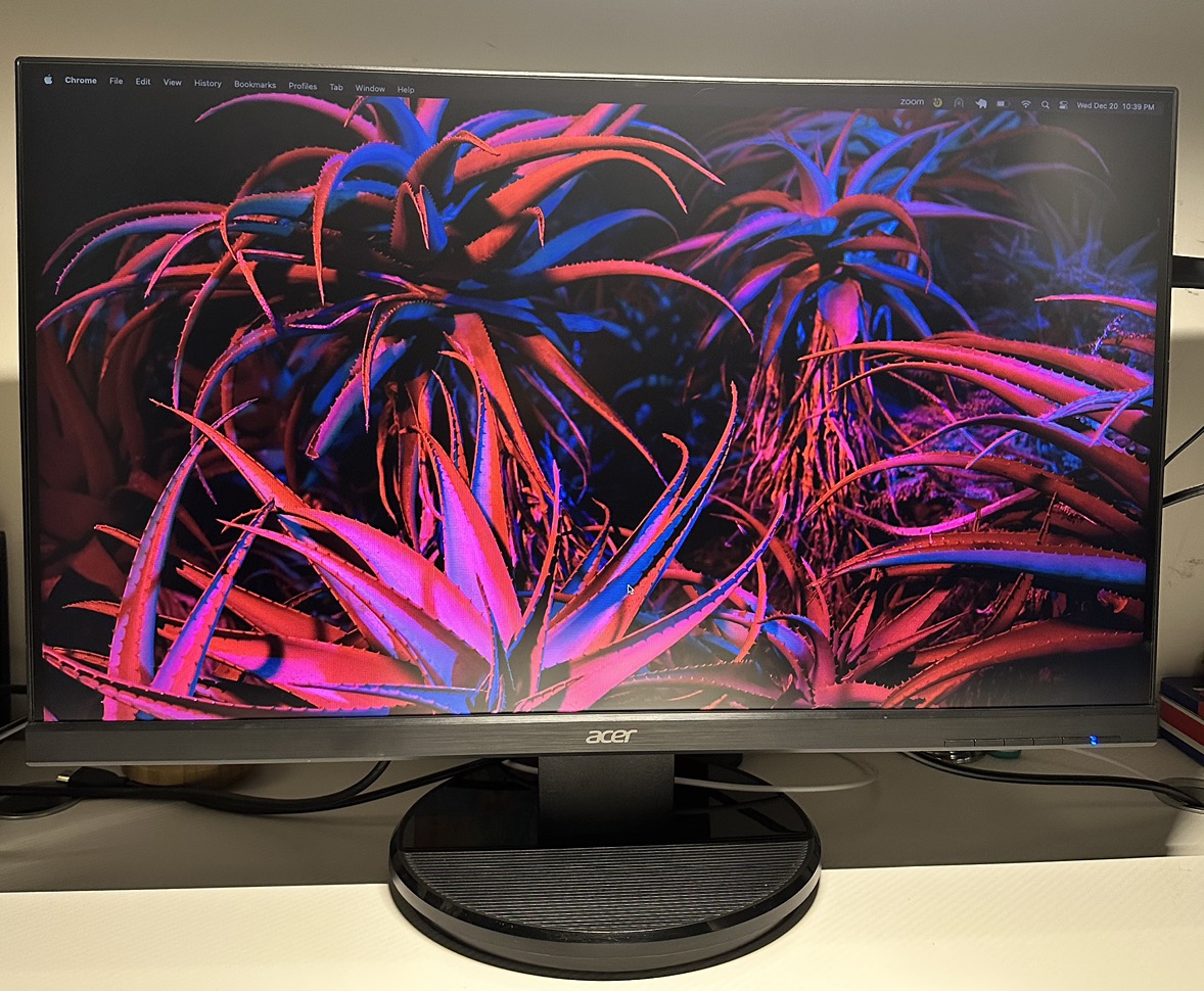 Acer 27 inch monitor