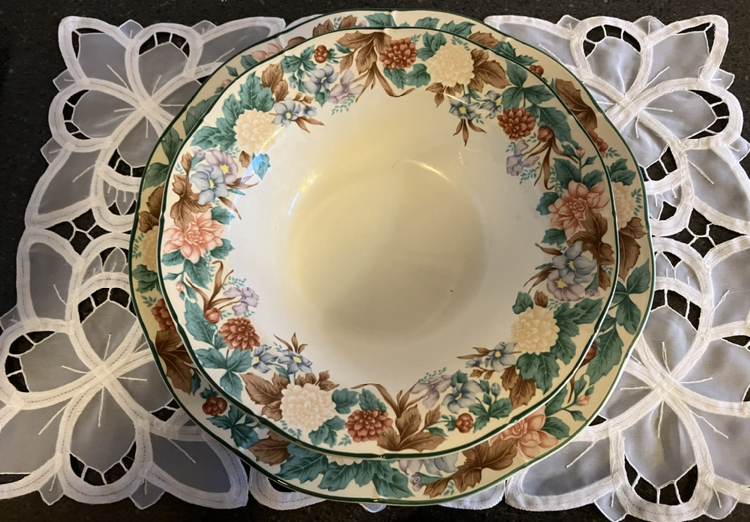 Serving bowl and plate, L image indicator(3)