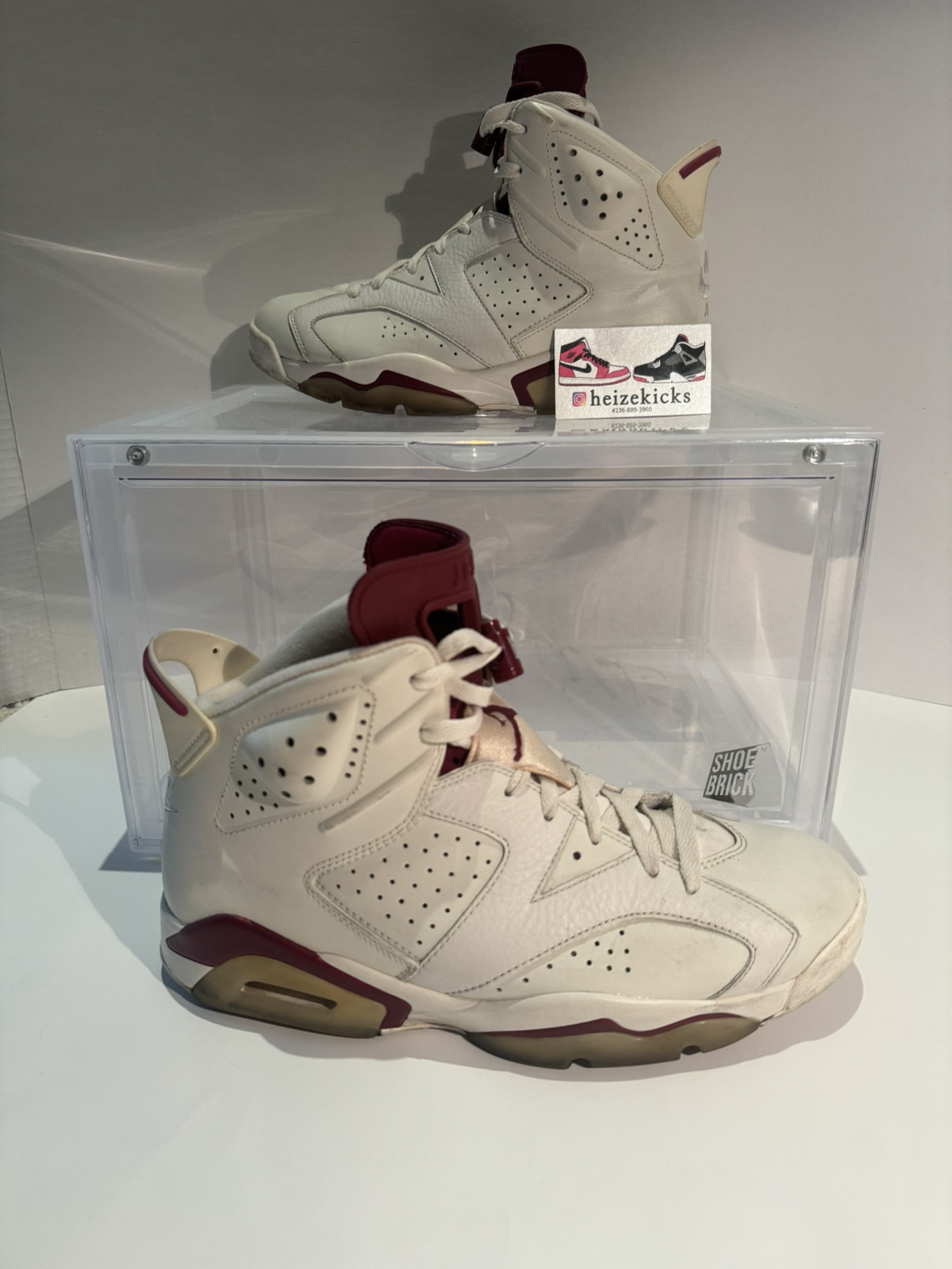 Air Jordan 6 Maroon size 10 thumbnail