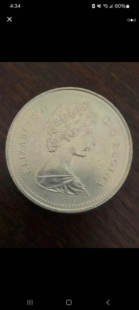 1986 Canada Canoe Nickel Dollar Coin image indicator(2)