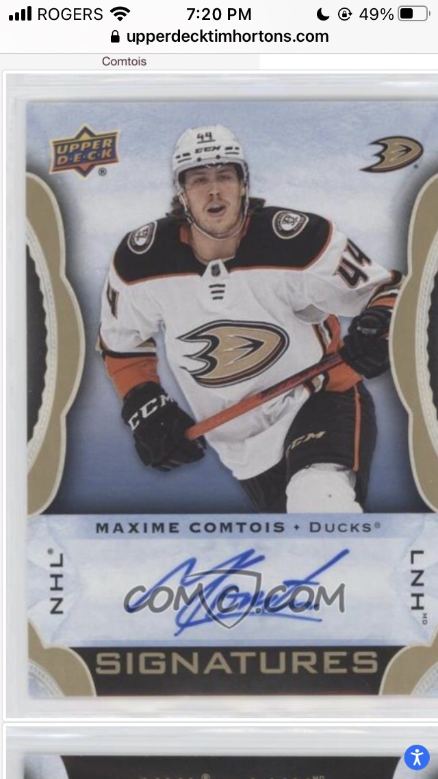 tim hortons hockey cards buy or trade 23/24