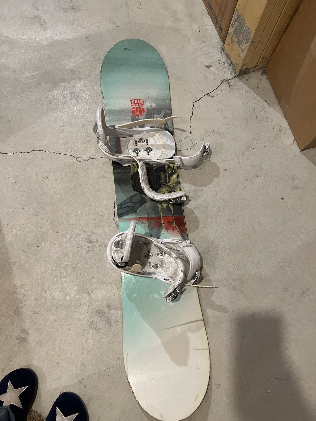 Snowboard deck&binding