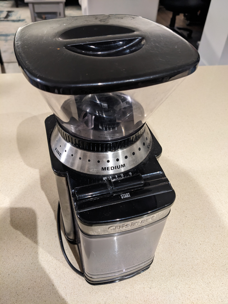CUISINART Coffee Grinder, Electric Burr One-Touch Auto Grinder thumbnail
