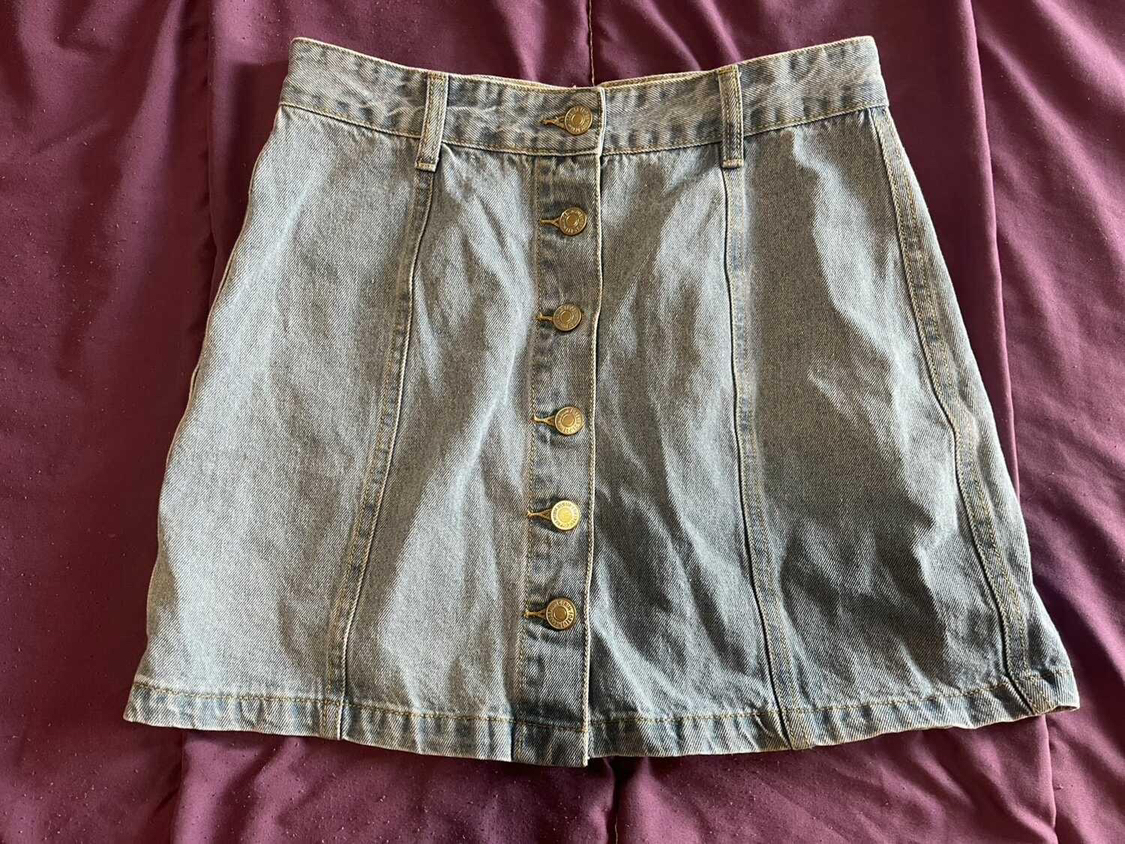 Women's Denim Jean Mini Skirt