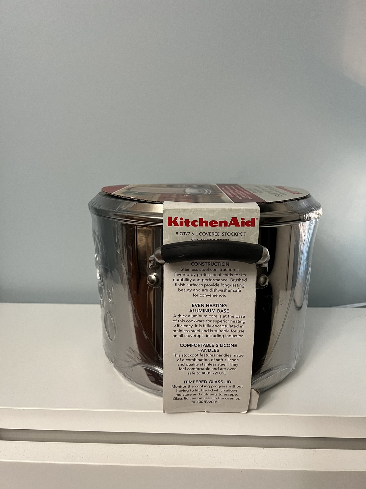 Brand New Sealed Kitchen Aid Cooking Pot 8qt,7.6L - photo 5