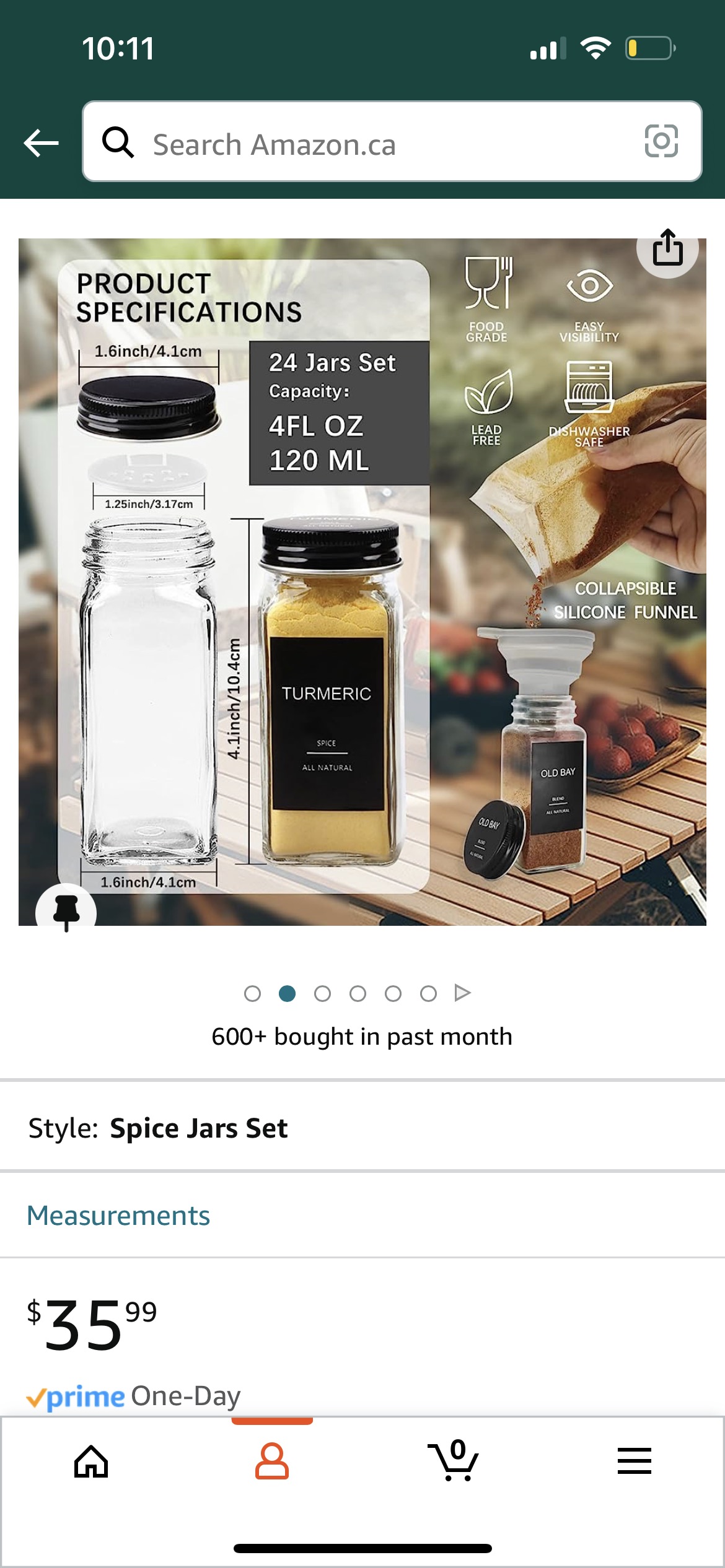 Amazon 24Pc Glass Jar Set - photo 2