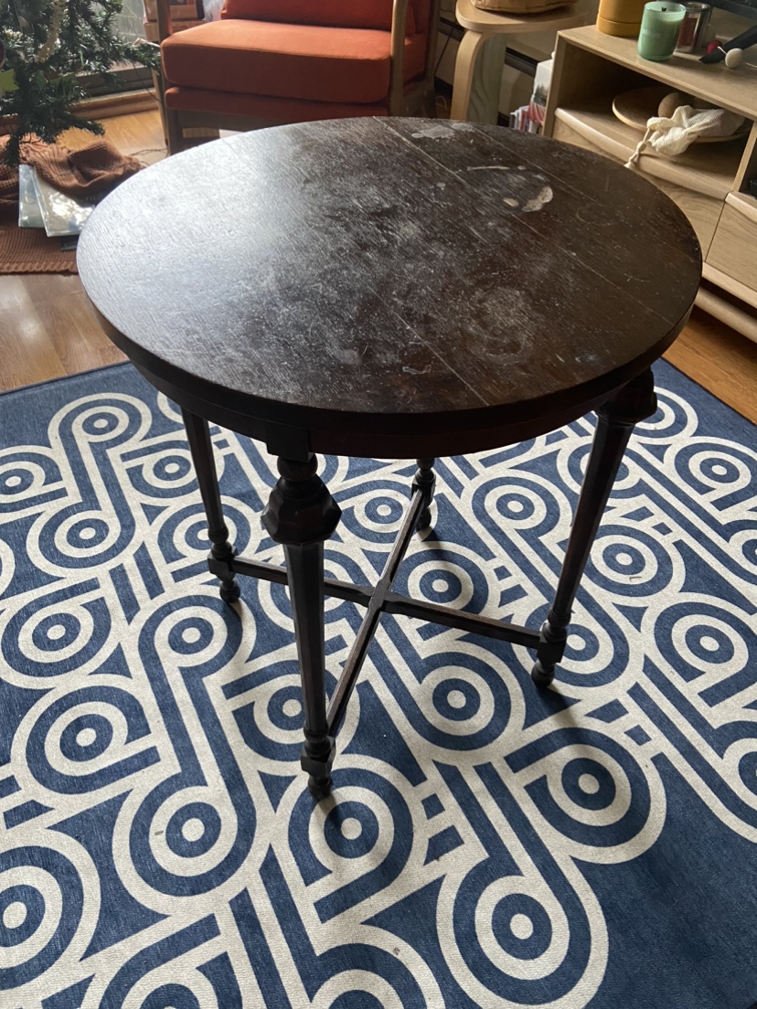 Wooden antique table - photo 4