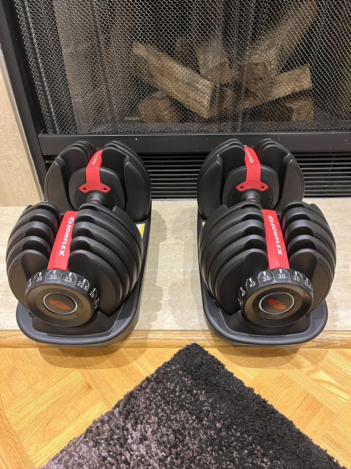 Adjustable dumbbells bowflex - photo 2