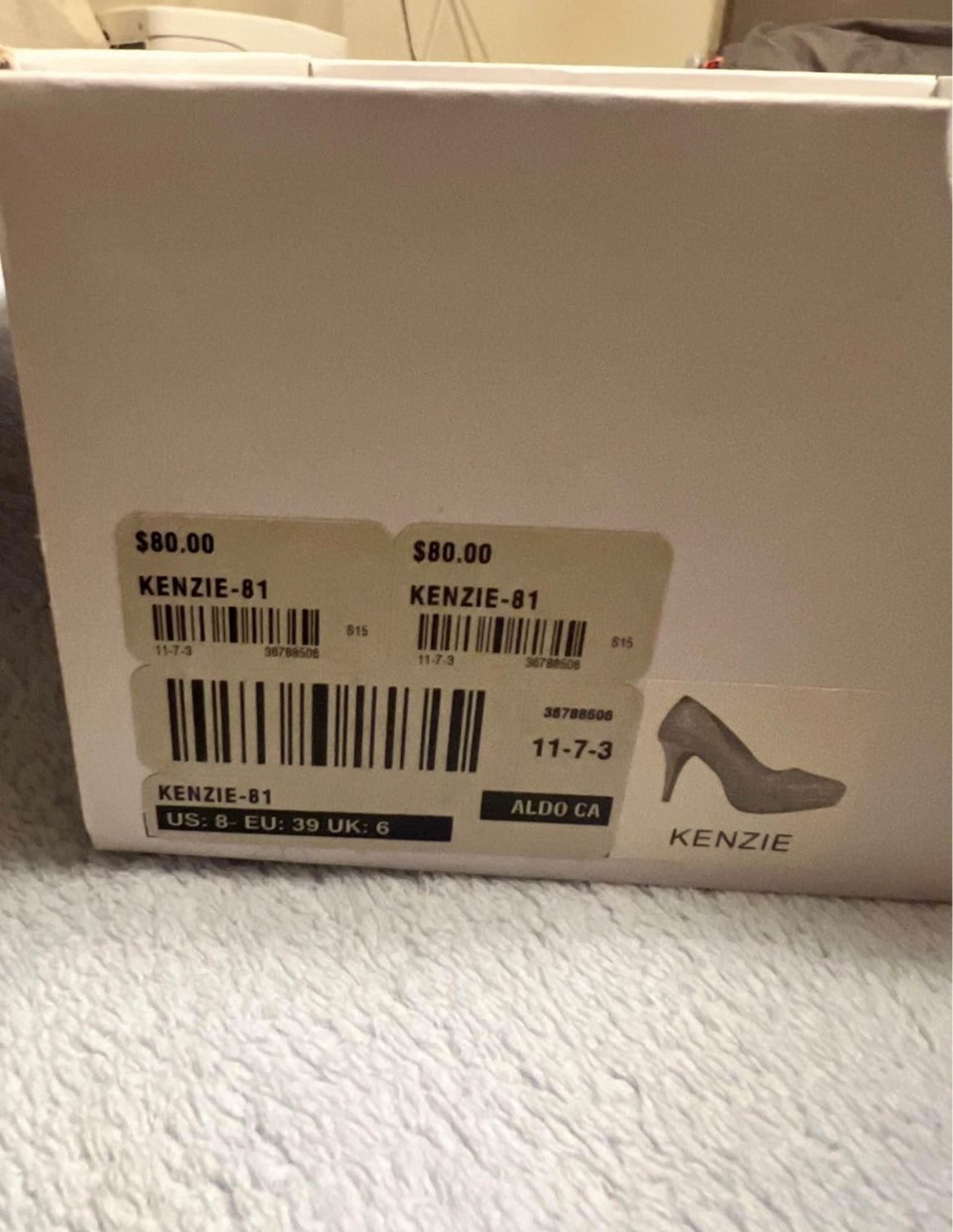 Aldo silver high heels - photo 4