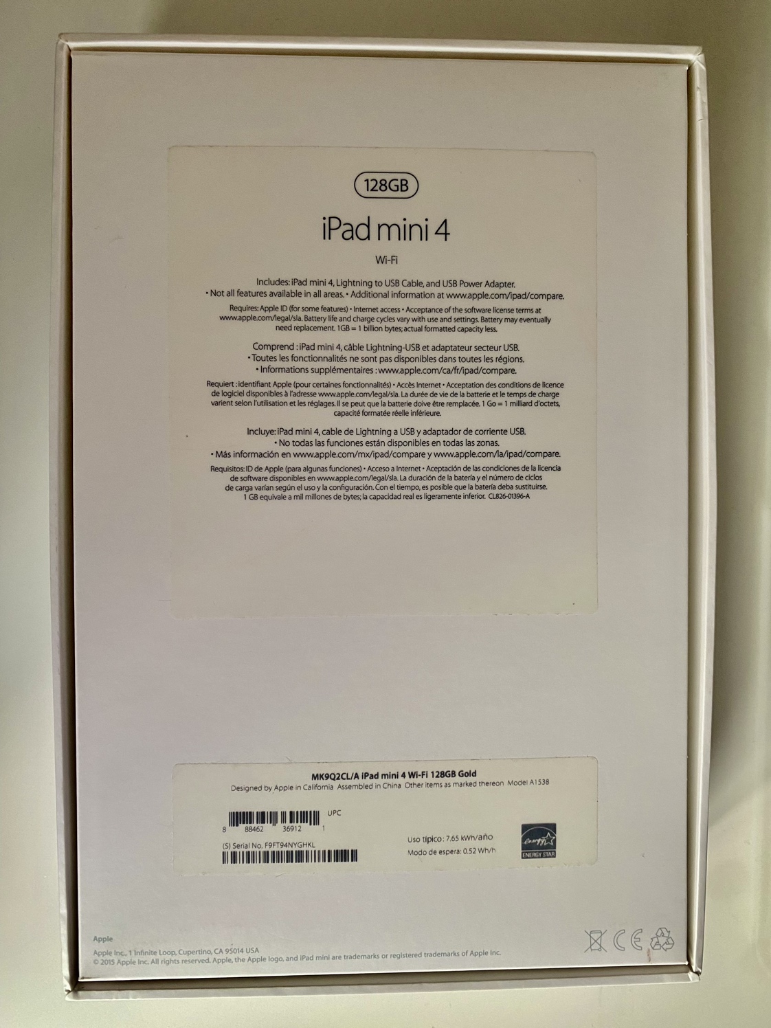 iPad Mini 4 - 128 GB Wi-Fi (Gold) - photo 4