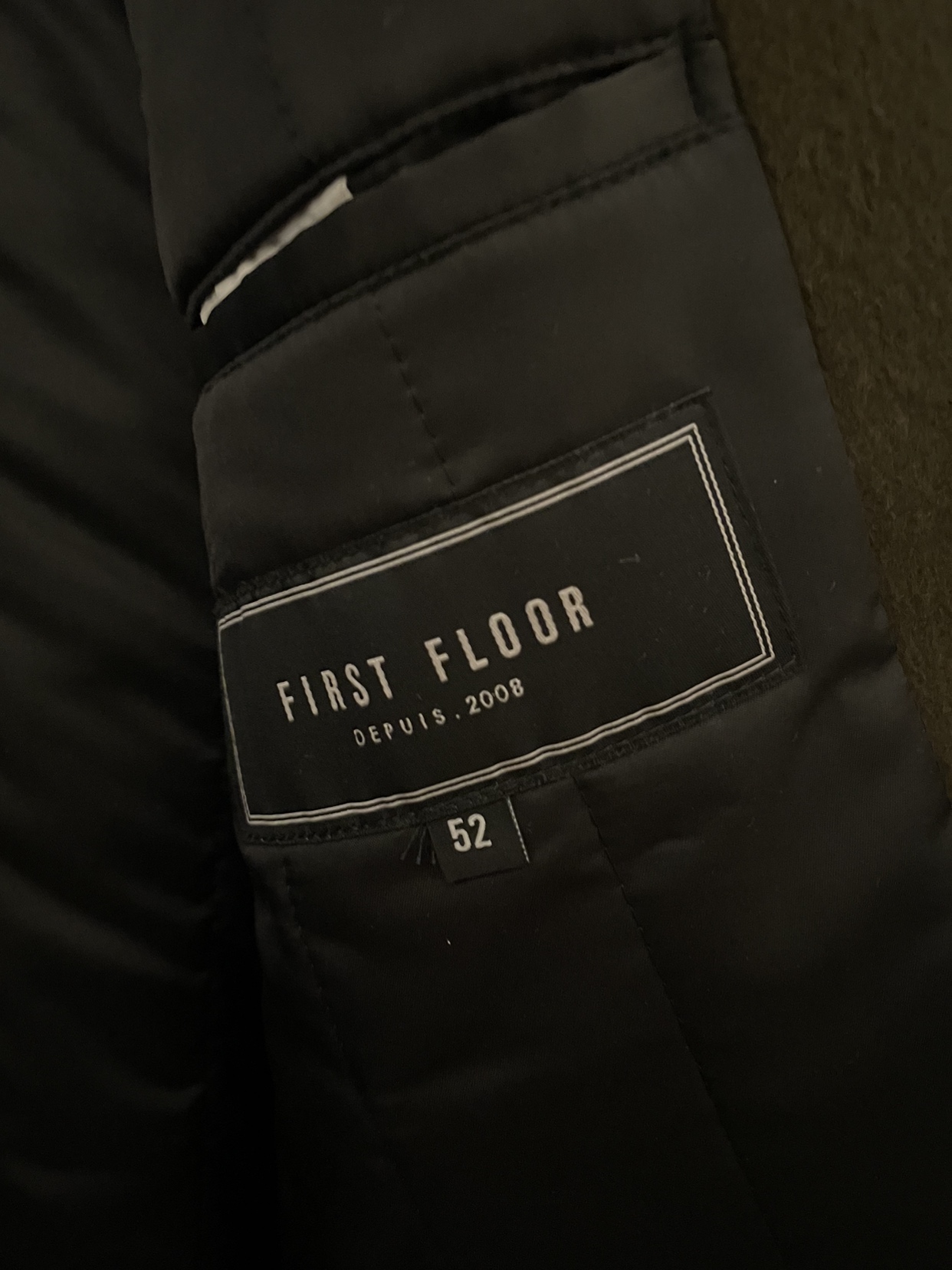 Khaki wool/cashmere coat - like beand new - photo 2