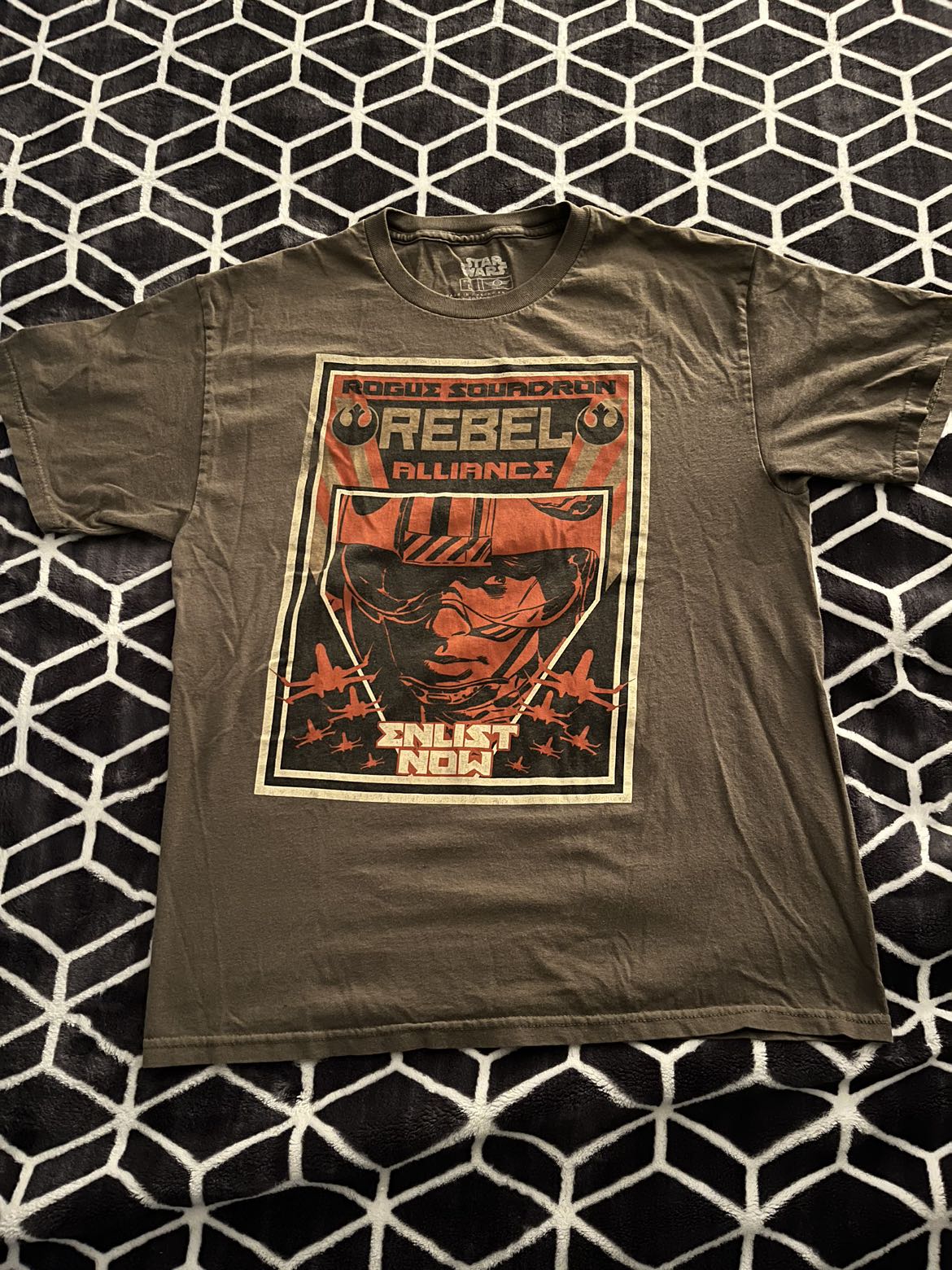 Star Wars Rogue Squadron Rebel Alliance Men’s Large T-Shirt thumbnail