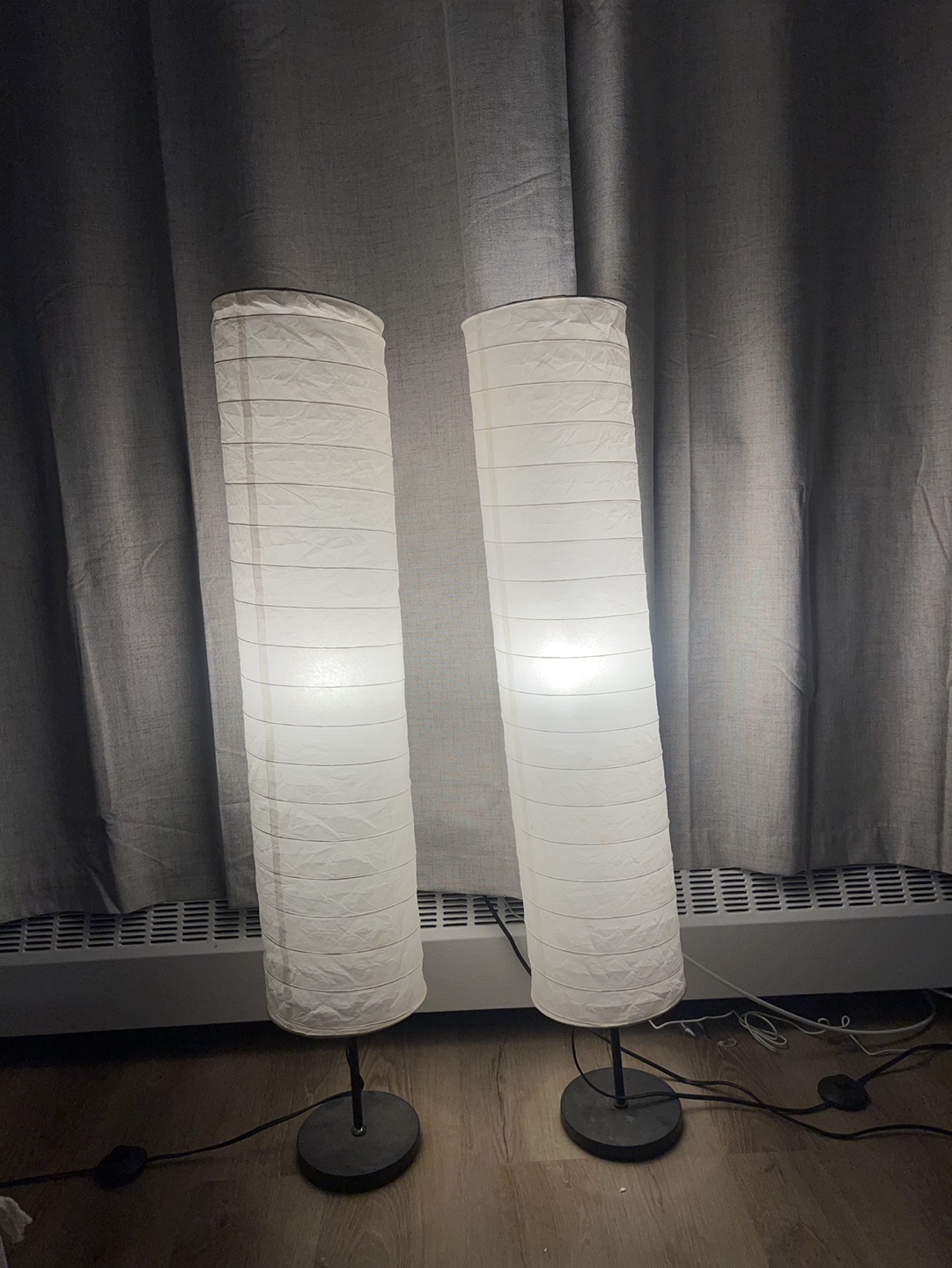 Floor lamps with bulbs